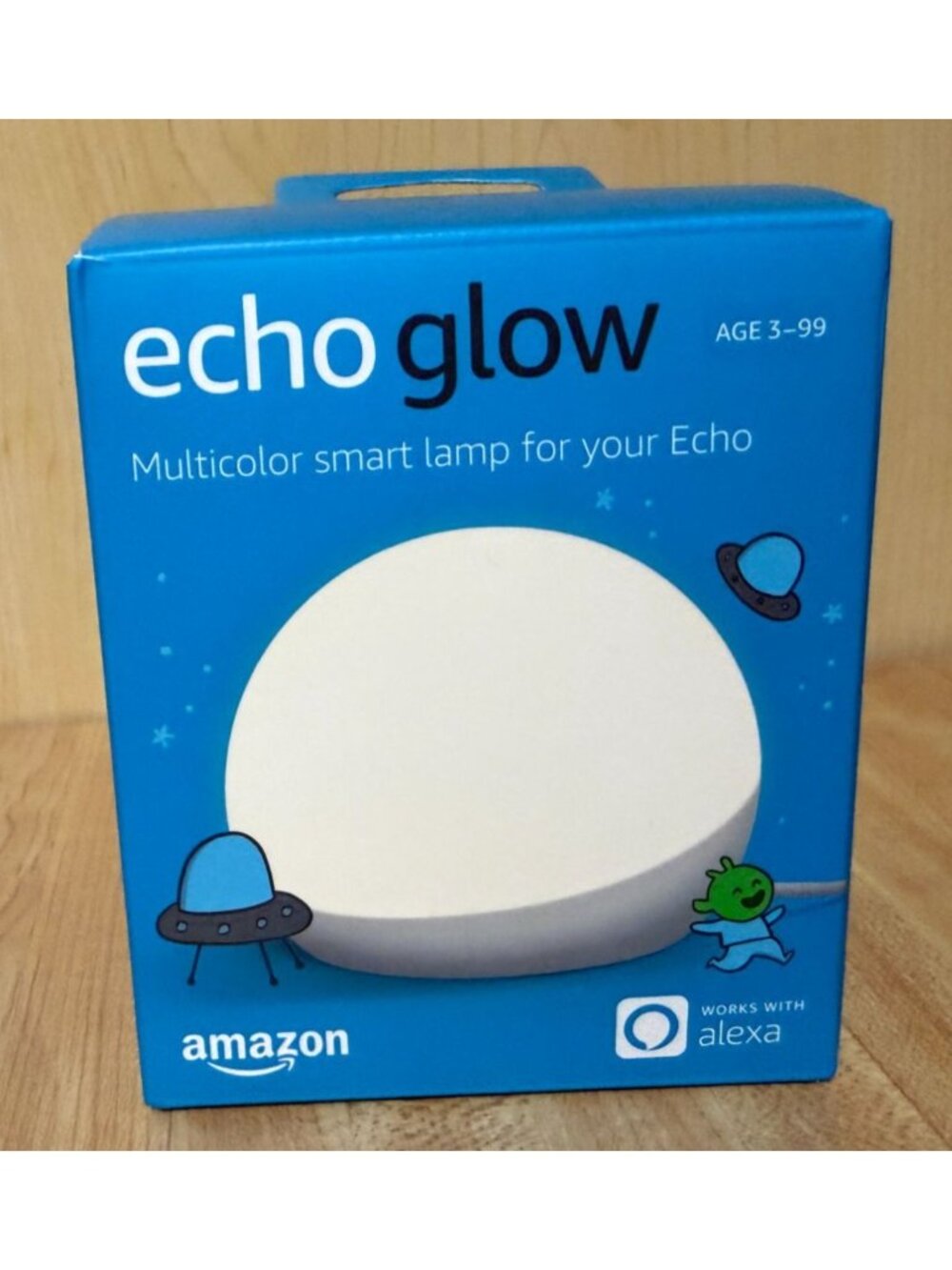 Echo Glow Nightlight Multi Color Kids Smart Lamp 2019 Version NIB Sealed
